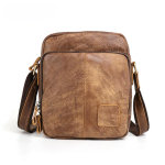Nahast meeste kott Suure mahutavusega &otilde;lakott Messengeri kott Vabaaja Retro Lehma nahast meeste kott Meeste &otilde;lakott 20cm*8cm*24cm brown