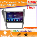 Volkswagen Fox Cross Fox Space Cross 2010-2019 jaoks Autoraadio Stereo&uuml;ksus Multimeediapleier GPS BT Carplay Android Auto 2din CPU 4 core 1GB+32GB carplay