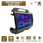 Androidi autoraadio KIA Sportage 3 jaoks 2010-2015 Multimeediam&auml;ngija peaseade Stereo GPS-navigatsioon BT WIFI 1+16GB 1+16GB