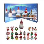 24 p&uuml;hadep&auml;kapiku loenduskalendrit, puhkusepeo m&auml;nguasjad must