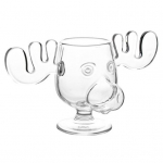 235ml Creative Reindeer Vein Klaasist Tass Hirve kujuga imelise disainiga s&ouml;&ouml;gilaua kaunistus korduvkasutatav joogitass puhas