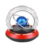 Solar Car Air Double Freshener P&ouml;&ouml;ratav Planet Ring L&otilde;hn Kauakestev &otilde;hupuhastus punane