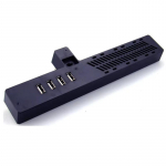 4 USB-pordiga jahutusventilaatori laadija alus Xbox One konsooli m&auml;ngutarvikute jaoks 4.9*4.55*3.8cm must