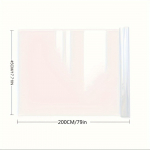 1 tk, plastikust pritsmeekraanid, elektrostaatiline seinakaitse, &otilde;likindel saastumisvastane kleebis, k&ouml;&ouml;gimajapidamine, 45*200CM/17.7in*78.7in