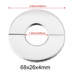 &Auml;&auml;rik Kroomitud &Auml;&auml;rikkattega segisti Dekoratiivne Kattega Segisti Aksessuaarid Torude seinakatted Segisti sisekujundus 68x26x4mm