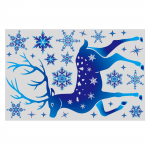 Christmas Window Clings Kleebised Xtmas Snowflake Windows Cling Kleebis Klaasile 1