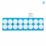 12/16 tk s&uuml;nteetilisest filterpaberist kleebised, membraan seente kasvatamiseks S