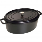 Pott - STAUB - 1104125 - Ovaalne - Matt Must - 41 cm - Malm must