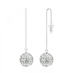 LOVA LOLA VAN DER KEEN - K&otilde;rvar&otilde;ngad - Prestiižiehted - P&auml;ris kristall - 925 Sterling Silver - Pousse System