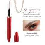 Eyebrow Pen Liquid Eyebrow Pen Waterproof Brow Pencil with Micro-Fork Tip Smudgeproof Long Lasting Coffee color Standard punane