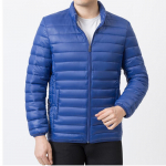 Talvine meeste suure suurusega &otilde;huke kaelusega &uuml;hev&auml;rviline sulejope XXXXXL sinine