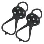 1 paar 5 naastudega libisemisvastast j&auml;&auml;-lume matkajalatsid Talvised turvasaapad Universaalsed professionaalsed ronimiskrambid 1 Pair