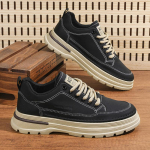 Mood Sheos meestele Uued meeste tossud s&uuml;gise paksu tallaga moes luksuslikud nahast vabaaja t&ouml;&ouml;r&otilde;ivad tossud mootorrattakingad 2024 39 beež