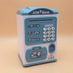 Rahakast s&otilde;rmej&auml;ljega hoiup&otilde;rsas elektroonilise sularahaautomaadi s&auml;&auml;stukarp m&uuml;ntide jaoks Sularaha seif suur m&uuml;ndipanga paroolilukk lastele