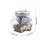 Loendav m&uuml;ndipank raha s&auml;&auml;stukast Lastepank suur lauakaunistus Digitaalne loendamine s&auml;&auml;sta rahakarp Rahapanga s&auml;&auml;stukarp rahapurk valge