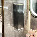 Kerge luksuslik &uuml;hekordse kasutusega tassikorjaja aukudeta pabertopsihoidja Seinale paigaldatav tolmukindel hoiuriiul plastikust tassihoidja