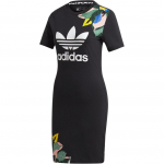 Adidas Vabaaja Pehme Mugav L&uuml;hikeste Varrukatega Kleit Naiste Kleidid Must GC6829 XS