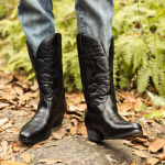 Keskmise s&auml;&auml;re nahast saapad Meeste s&uuml;gise nahast saapad Vintage saapad Mugavad ratsasaapad Botas Masculinas meeste kauboisaapad Pu Western saapad 38 must