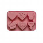 Multicavity Love Heart &scaron;okolaadi silikoonvorm kommid k&uuml;psisvorm armastus j&auml;&auml;talv k&uuml;psetust&ouml;&ouml;riist kingitus armastus fondant kook k&uuml;&uuml;nlavorm