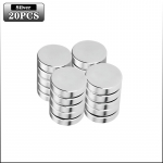 V&auml;ikesed &uuml;mmargused magnetid tugev magnetiline neod&uuml;&uuml;m mini kolonnmagnet tahvlile k&uuml;lmkapile v&otilde;imas vastupidav mitmeotstarbeline DIY k&auml;sit&ouml;&ouml; jaoks 10 x 1mm