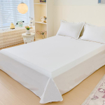1 tk Egiptuse puuvillast lina, 400 TC 100% puuvillast pealmine lina, luksuslik pehme voodilina voodipesu, topelt-, queen- ja king-voodile 180x230cm valge