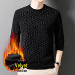 Meeste talvine &scaron;enillsametist paksune &uuml;mara kaelusega kampsun: Soe, vabaaja, keskealine stiil. XL khaki