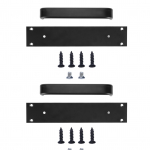 2 tk / komplekt alumiiniumsulamist ukse t&otilde;mbek&auml;epideme riistvara tarvik r&otilde;du l&uuml;kandukse puituksele