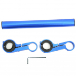 Jalgratta multifunktsionaalne juhtraua pikendusraam, pikendusklamber jalgrattavalgusti taskulambi tugiklamber