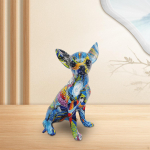 Chihuahua skulptuur: M&auml;nguline koerakunstiteos eluruumi jaoks Style A