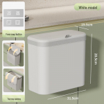 Nutikas automaatne induktsiooniga pr&uuml;gikast kaanega kodu, kontori ja &uuml;hiselamu jaoks 14L wall-mounted model, Manual press wall mount