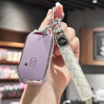 V&otilde;tmehoidja kate v&otilde;tmehoidjaga Kia Cerato Ceed Forte NIRO Sorento Seltos Sportage Soul Telluride kaugjuhtimisnutiv&otilde;tmele lilla