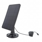 Kaamera P&auml;ikesepaneeliga Laadija 10W 5V Micro USB Must P&auml;ikesepatarei Laadimispaneel Turvakaamera jaoks