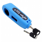 Universaalne mootorratta lukk t&otilde;ukeratta juhtraua turvalukk pidur gaasihoob vargusvastane kaitse turvalukud roheline