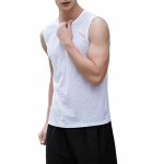 Meeste v&otilde;rkkangast sportlik aluss&auml;rk Varrukateta T-s&auml;rk Suvine &otilde;huke meester&otilde;ivad L must