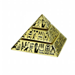 P&uuml;ramiidi S&otilde;rmeotsa G&uuml;roskoop Lauakaunistus Vana-Egiptuse Metallist Retro &Auml;revusevastane Fidget Spinner M&auml;nguasjad Lastele T&auml;iskasvanutele kuld