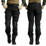 Multicam Camouflage Military Pants Kulumiskindlad matkap&uuml;ksid Paintball Cargo Pant P&otilde;lvekaitsmetega Uus M