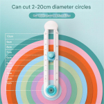 KW-TRIO Ringpaberi l&otilde;ikur Multifunktsionaalsed k&auml;sit&ouml;&ouml; l&otilde;ikeriistad Paberist scrapbooking kaartide l&otilde;ikurid Kodu&otilde;ppe kontoritele One Size