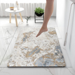 Mustusekindel libisemiskindel diatomiga muda vannitoa p&otilde;randamatt 60x90cm [Diatom Mud]