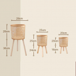 Bambusest Puidust Taimealus Elutuppa v&otilde;i R&otilde;dule Large