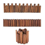 V&auml;liskorrosioonivastane puidust aiatara lillepeenarde ja kaunistuste jaoks Carbonized