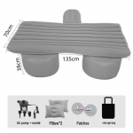 Auto tagaistme t&auml;ispuhutav reisimadrats sedaanile ja maasturile split + Yuanbao footrest must