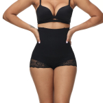 Tummy Control Shapewear Alusp&uuml;ksid naistele K&otilde;rge v&ouml;&ouml;kohaga keha kujundaja aluspesu pitsi kujundavad v&ouml;&ouml;p&uuml;ksid XS/S must