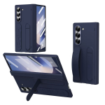 Originaalne silikoonist k&auml;epidemega telefonikott Samsung Galaxy Z Fold 6 5 4 5G jaoks koos alusega, klaaskile, Z Fold6 Fold5 hinge kaitse&uuml;mbris For Galaxy Z Fold 4&With Glass Film