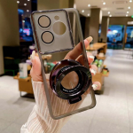 Magnetiline r&otilde;ngasklambri hoidik telefoni&uuml;mbris Xiaomi Redmi Note 13 9 8 7 13C 12C 11 10 12 13 Pro Plus Turbo 3 l&auml;bipaistvale &uuml;mbrisele Redmi 13C 5G roosa