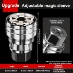 Multifunktsionaalne universaalne pistikupesa t&ouml;&ouml;riist, reguleeritav h&uuml;lss, multifunktsionaalne kuusnurkne kruvimutter universal sleeve