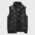 Meeste mitme taskuga p&uuml;stkraega talvevest, saadaval suured ja pluss-suurused 2XL must