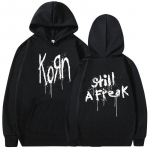 Korn Music Concert Rock Band WORLD TOUR Hoodie Meeste Vintage Metal Gothic Oversized dressipluusid S
