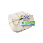 Lingettes d&eacute;maquillantes lavables - ECODIS - Lot de 5 - Coton bio - Douceur exceptionnelle - &Eacute;cologiques