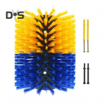 Kariloomade Scratch Brush Horse Scratcher T&auml;ielik massaažihooldusvahend lehmadele lammastele hobustele sigadele seljas&uuml;geluse leevendamiseks A kollane