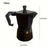 150/300/450ml Moka Pott pliidil, matkak&auml;sitsi Kuuba kohvikeetja, matkak&auml;sitsi Kuuba kohvi valmistaja, et valmistada cappuccinot, lattet